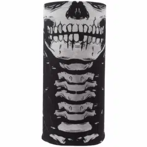 BW Skull and Spine Tube Headband