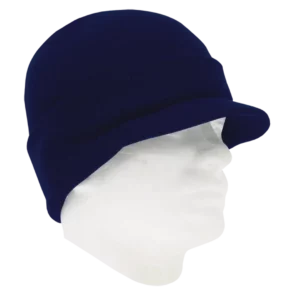 Navy Blue Ski Hat with Visor - 12 pieces