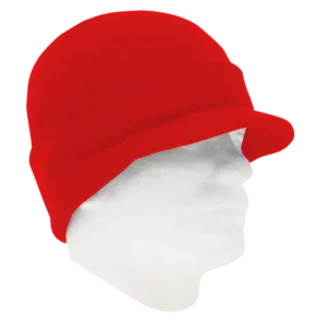 Red Ski Hat with Visor - 12 pieces