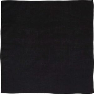 Black Solid Color Bandana - 100% Cotton - Case Pack/600Pcs Promo