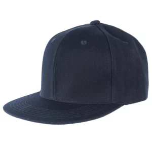 Navy Blue Flat Brim Baseball Cap - Large - 1 piece