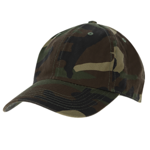 Woodland Camo Cap with adjustable Clasp - Cotton - Imported - 1 piece