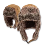 Trapper Hat - Faux Fur - Heavy Duty Nylon - Waterproof - Imported - Camel, 72pcs - Case