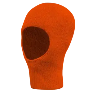 Blaze Orange One Hole Ski Mask Super Stretch - 1 piece