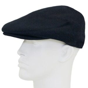 Black Wool Blend Ivy Cap - Medium - 1 piece
