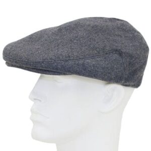 Dark Grey Wool Blend Ivy Cap - Mixed Sizes - Dozen - 12 pieces