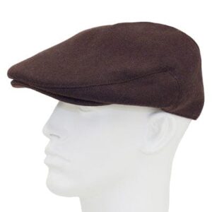 Dark Brown Wool Blend Ivy Cap - Extra Large - 1 piece
