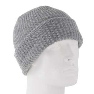 Light Grey Value Knit Ski Hat - Made in USA - 1 piece