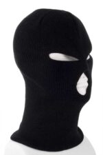 Black Value Knit Full Face Ski Mask - Made in USA - 1 piece
