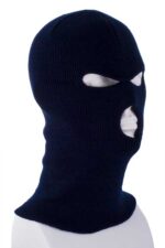 Navy Blue Value Knit Full Face Ski Mask - Made in USA - 1 piece