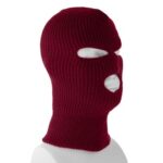 Burgundy / Wine Superstretch Full Face Ski Mask - Made in USA - 12 pieces