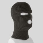 Charcoal Heather Superstretch Full Face Ski Mask - Made in USA - 12 pieces