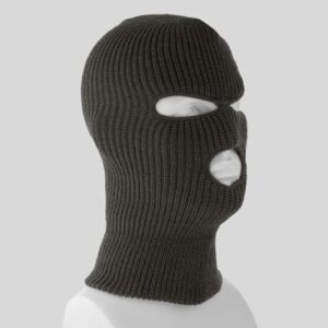 Charcoal Heather Superstretch Full Face Ski Mask - Made in USA - 12 pieces
