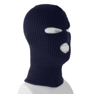 Navy Blue Superstretch Full Face Ski Mask - Made in USA - 144pcs - Case