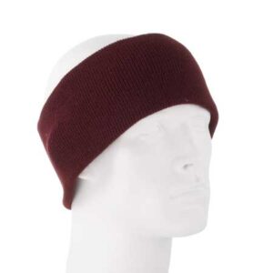 Burgundy / Wine Stretch Headband - Made in USA - 144pcs - Case
