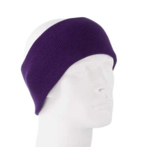 Purple / Grape Stretch Headband - Made in USA - 144pcs - Case