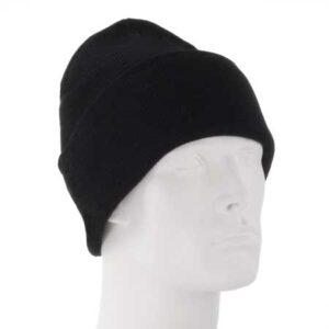 Black Thinsulate Ski Hat - 40 gram - Made in USA - 1 piece