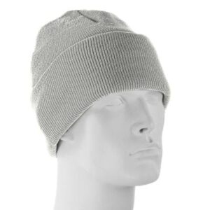 Light Grey Heather Thinsulate Ski Hat - 40 gram - Made in USA - 1 piece