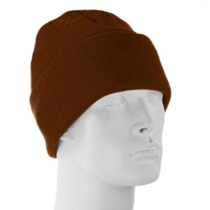 Brown Thinsulate Ski Hat - 40 gram - Made in USA - 12 pieces