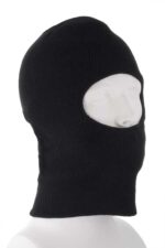 Black One Hole Thinsulate Facemask - Made in USA - 1 piece