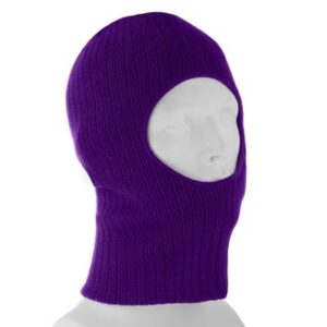 Purple / Grape One Hole Thinsulate Facemask - Made in USA - 1 piece