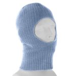 Light Blue One Hole Thinsulate Facemask - Made in USA - 12 pieces