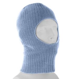 Light Blue One Hole Thinsulate Facemask - Made in USA - 1 piece