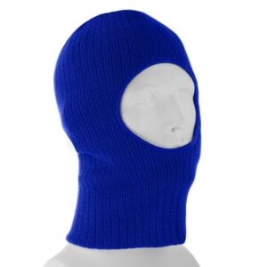 Royal Blue One Hole Thinsulate Facemask - Made in USA - 1 piece