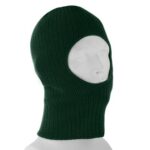 Forest Green One Hole Thinsulate Facemask - Made in USA - 12 pieces