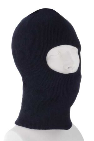 Navy Blue One Hole Thinsulate Facemask - Made in USA - 12 pieces