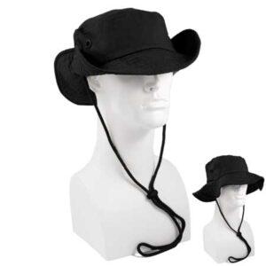 Black Safari Hat - Mixed Sizes - Dozen - 12 pieces