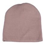 Solid Color Beanie Winter Hat - Khaki, 12 pieces