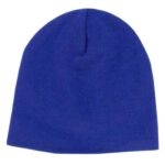 Solid Color Beanie Winter Hat - Royal Blue, 1 piece