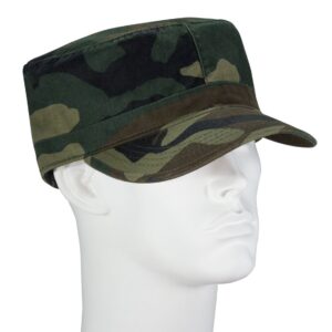 Woodland Camo Army Hat - Extra Large - 1 piece