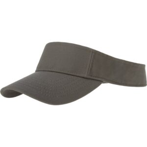 Olive Green Sun Visor Hat - 12 pieces