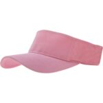 Light Pink Sun Visor Hat - 12 pieces