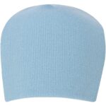 Solid Color Beanie Winter Hat - Light Blue, 1 piece