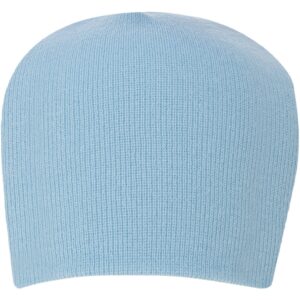 Solid Color Beanie Winter Hat - Light Blue, 1 piece