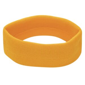 Athletic Gold Stretch Headband - Made in USA - 144pcs - Case