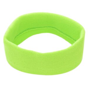 Florecent Green Stretch Headband - Made in USA - 1 piece