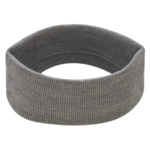 Light Grey Heather Stretch Headband - Made in USA - 1 piece