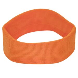 Blaze Orange Stretch Headband - Made in USA - 1 piece