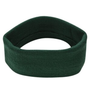 Hunter Green Stretch Headband - Made in USA - 1 piece