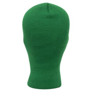Kelly Green One Hole Thinsulate Facemask - Made in USA - 1 piece