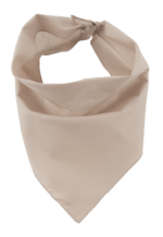 Pet Triangle Solid Bandana, Imported, 100% Cotton