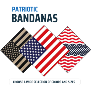 American, Patriotic & USA Bandanas