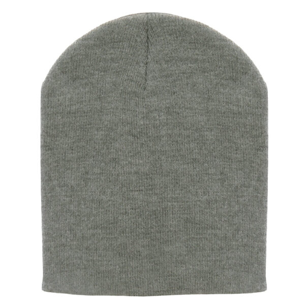 Solid Color Beanie Winter Hat - Light Grey, 12 pieces