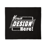 Custom Bandanas 100% Cotton - Screen Printing - 22" x 22", Black