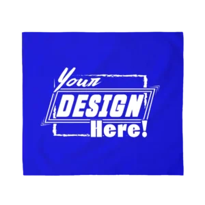 Custom Bandanas 100% Cotton - Screen Printing - 22" x 22", Blue