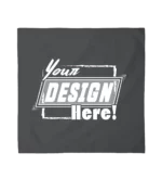 Custom Bandanas 100% Cotton - Screen Printing - 22" x 22", Grey